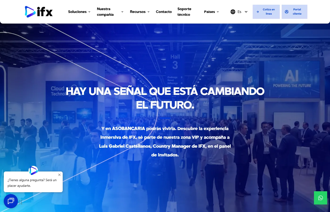 Sitio de IFX Networks